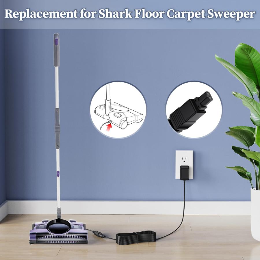 【並行輸入品】 DONYOIE Charger for Shark V2945Z V2950 XA2950 Floor Carpet Sweep_6
