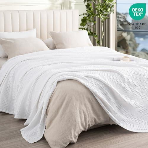 【並行輸入品】 PHF Cooling Waffle Blanket Twin Size， Lightweight 60% Rayon Deri_6