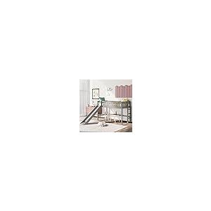 【並行輸入品】 Harper & Bright Designs Twin Size Low Loft Bed Frame with Ladder_2