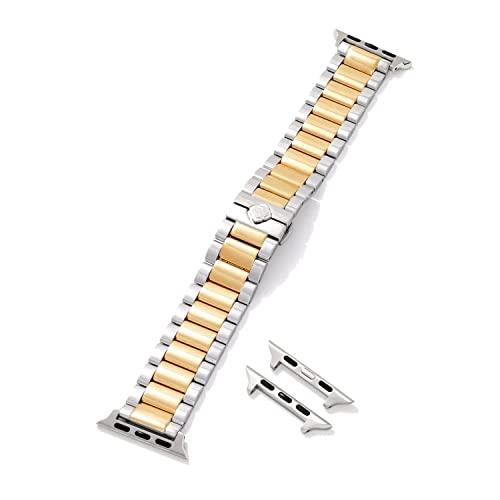【並行輸入品】 Kendra Scott Dira 3 Link Watch Band in Gold & Silver Stainless S_4