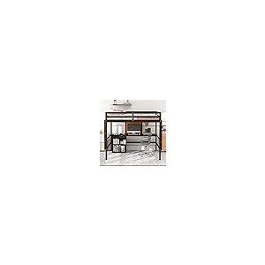 【並行輸入品】 CITYLIGHT Full Loft Bed with Desk and Writing Board， Wood Full S_5
