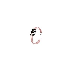 【並行輸入品】Lamshaw (ラムショー) Mindroseスマートウォッチ用バンド 18mm スリムヴィンテージレザーストラップ レディース_2
