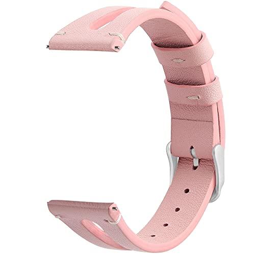 【並行輸入品】Lamshaw (ラムショー) Mindroseスマートウォッチ用バンド 18mm スリムヴィンテージレザーストラップ レディース_7