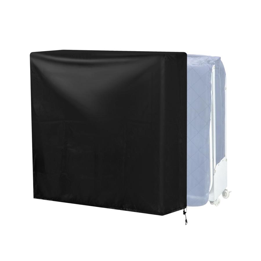 【並行輸入品】Qwork (キューワーク) 折りたたみ式ベッドカバー 40インチ x 13インチ x 41インチ 厚みのある収納カバー 38イン