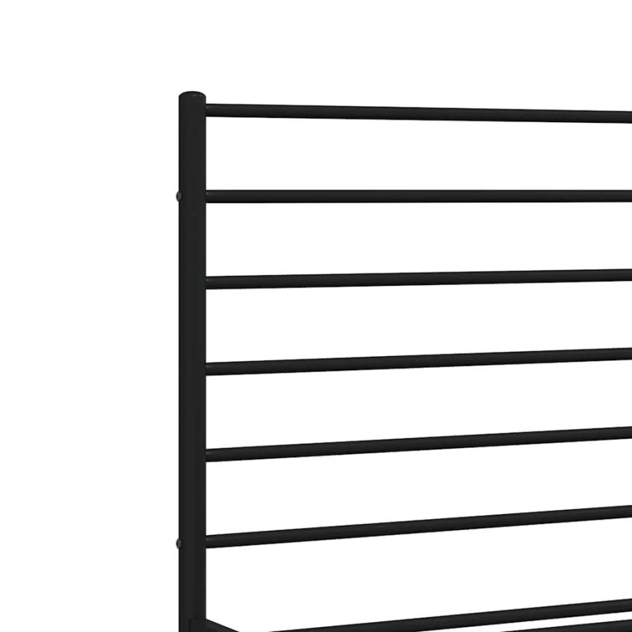 【並行輸入品】 vidaXL 12 Inch Queen Metal Bed Frame with Headboard， No Box Spri_9