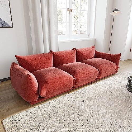 【並行輸入品】 JACH Mid Century Modern Comfy 3 Seater Couch， Chenille Sectional_1