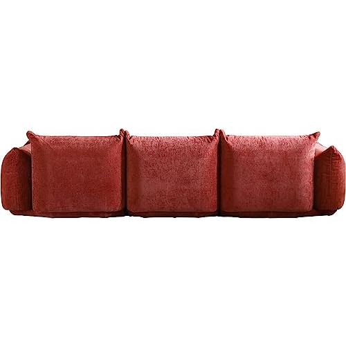 【並行輸入品】 JACH Mid Century Modern Comfy 3 Seater Couch， Chenille Sectional_7