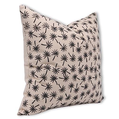 【並行輸入品】Fabritual Block Print コットン 16X16 スクエア スロー 枕カバー クッションケース、アウトドア、ファー