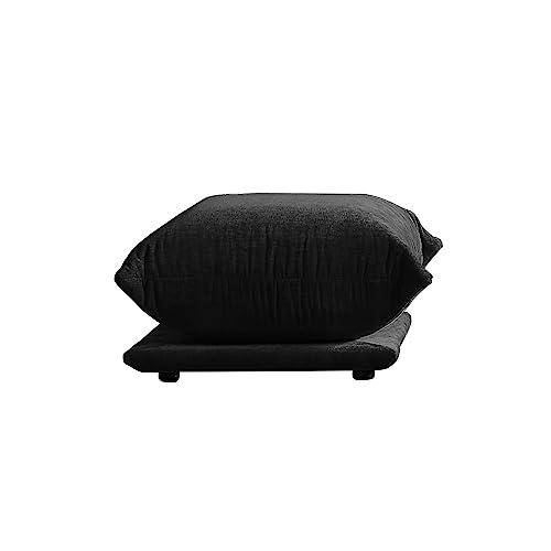 【並行輸入品】 JACH Mid Century Modern Comfy Ottoman， Chenille Sofa Footrest Co_1