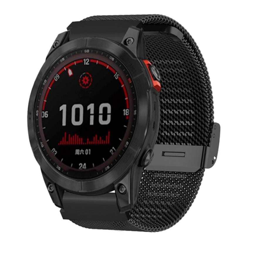 【並行輸入品】腕時計ストラップ 22mm ステンレススチール メッシュ 調節可能 交換用バンド Amazfit Falcon T REX 2 U_9