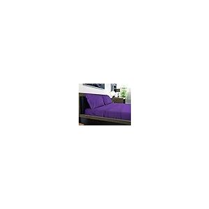 【並行輸入品】 KBC linen Full Size Sheet Set 4 Piece 100% Cotton Hotel Luxu