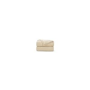 【並行輸入品】CozeCube ベージュ ソファ用スローブランケット ソフトで心地よいケーブルニットスローブランケット ベッド/ソファ/リビング_2