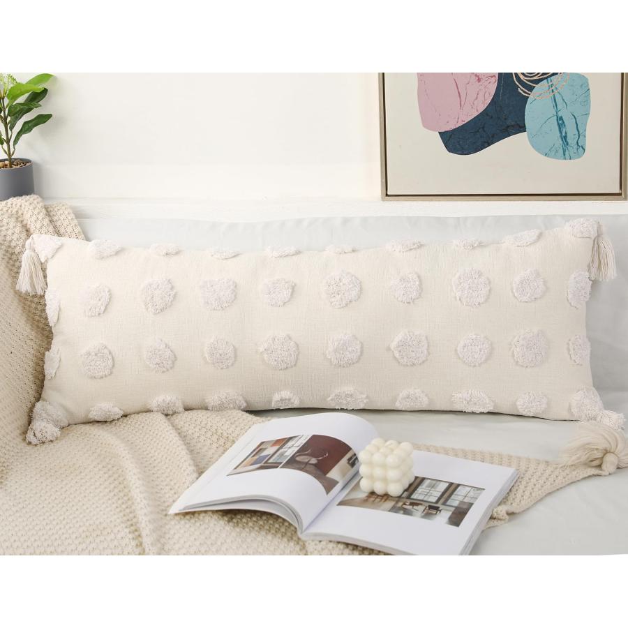 並行輸入品】PANOD 装飾用ロングランバークッションカバー 16x36インチ
