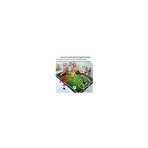 【並行輸入品】キッズラグ サッカーフィールドラッグ フットボール カーペット プレイマット 楽しいスポーツエリアラグ 滑り止めゴムバッキング付き_5