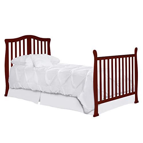 【並行輸入品】 Dream On Me Mini Crib Bed Rail in Cherry， Converts Mini Cribs to_7