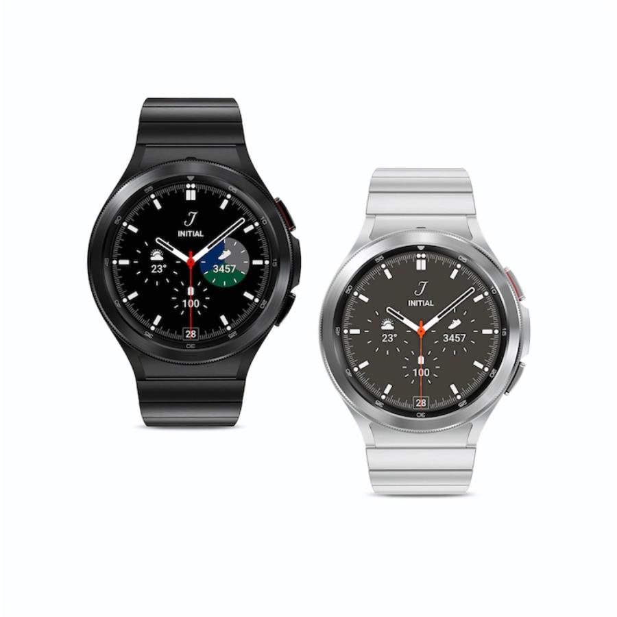 【並行輸入品】Samsung Galaxy Watch4 クラシックメタルリンクバンド Lサイズ シルバー 46mm専用 クリーニングクロス付き_6
