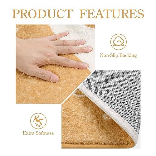【並行輸入品】Lahome ボーホーエリアラグ リビングルーム用 9x12インチ 洗濯可能 ノンスリップ ラージラグ ダイニングルーム用 超_9