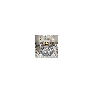 【並行輸入品】 Washable Living Room Area Rug 9 x 12 Stain Resistant Medallion_2