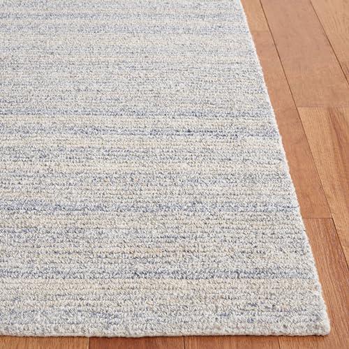 【並行輸入品】 SAFAVIEH Ebony Collection Area Rug 3' x 5'， Blue & Grey， Handm_4