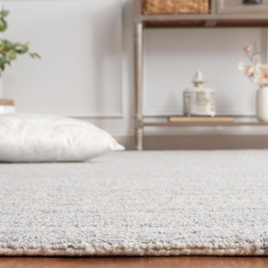 【並行輸入品】 SAFAVIEH Ebony Collection Area Rug 3' x 5'， Blue & Grey， Handm_6