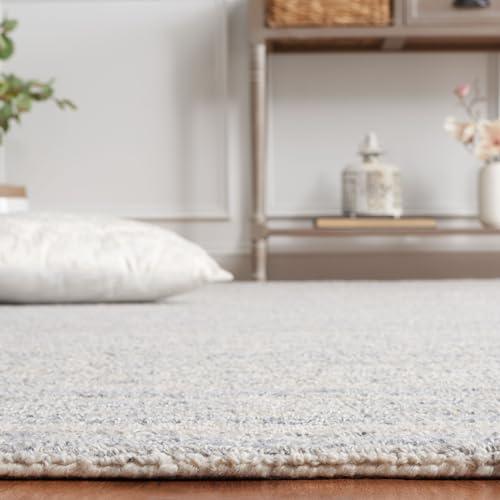 【並行輸入品】 SAFAVIEH Ebony Collection Area Rug 3' x 5'， Blue & Grey， Handm_7