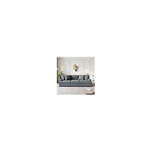 【並行輸入品】 LUMISOL 91'' Modern Sofa Couch for Living Room， Upholstered 3 Se_5