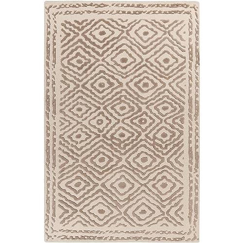 【並行輸入品】 Mark\u0026Day Wool Rugs, 5x8 Ashland Modern Taupe/Beige Area Rug, Bei_1