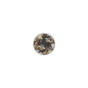 【並行輸入品】 OMFUNS Animal Bee Round Area Rug Bedroom 5.2 Ft， Daisy Floral Ci_5