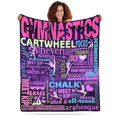 【並行輸入品】 UOER Gymnastics Blanket， Gymnastics Gifts for Girls， Gifts for G