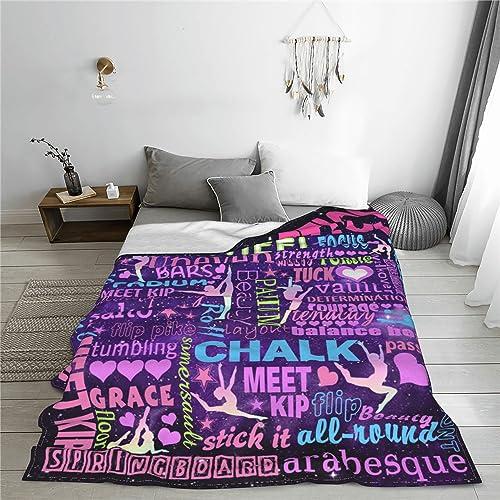 【並行輸入品】 UOER Gymnastics Blanket， Gymnastics Gifts for Girls， Gifts for G
