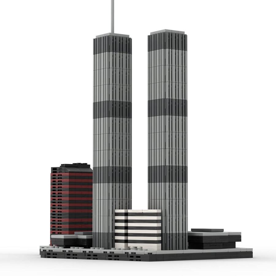 【並行輸入品】Aetheria World Trade Center ビルディングトイセット、WTCアーキテクチャランドマークビルディングセット
