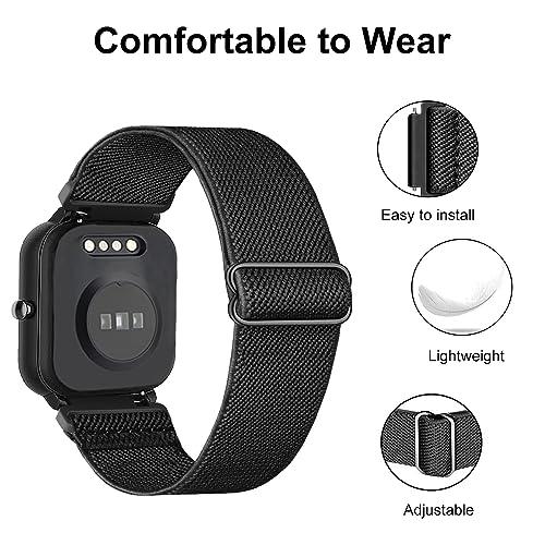 Amazon.co.jp: [Acortjl] 伸縮性ナイロン時計バンド - 幅が選べます -18mm、19mm、20mm、22mm、24mm時計バンド 弾性クイックリリース調整可能な伸縮性のあるソロループスポーツナイロン交換用リストバンド女性男性用 : ファッション