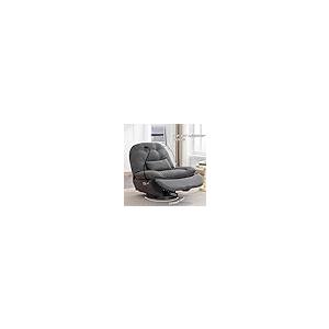 【並行輸入品】 Dolonm Power Recliner Chair， Modern Microfiber Swivel Glider wit_8