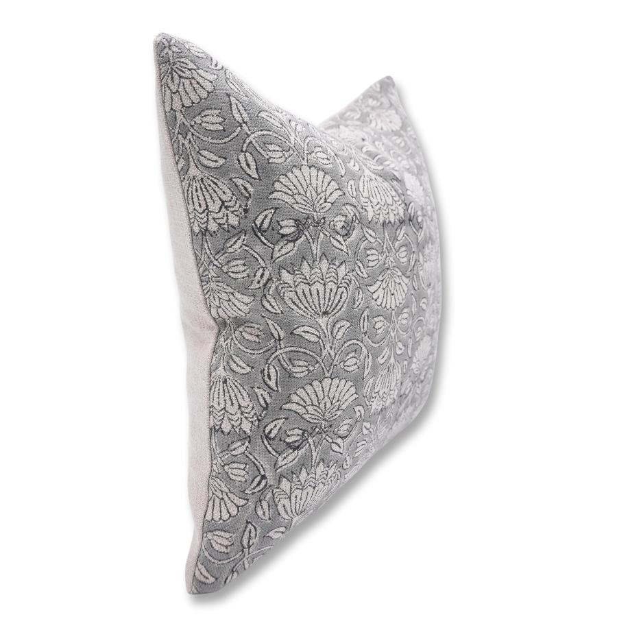 【並行輸入品】Fabritual Block Print 厚手リネンスロー 14X14 枕カバー クッションカバー ソファ、カウチ、ベッド、バル_3