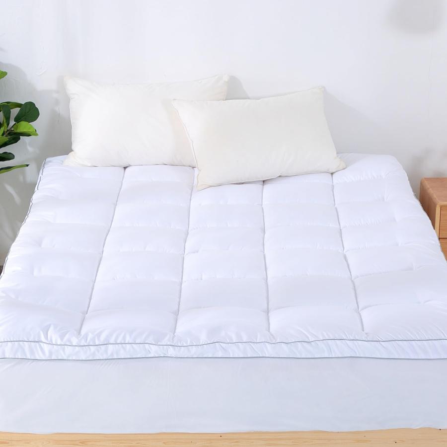 【並行輸入品】EVOLIVE Microfiber Mattress Topper Mattress Pad Pillow Cover Quil_6