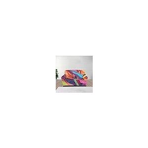 【並行輸入品】Semiouray マルチカラー流体ペインティングストレッチソファカバー 耐摩耗性抽象アート グラフィティ絵画 ユニバーサル伸縮性_2