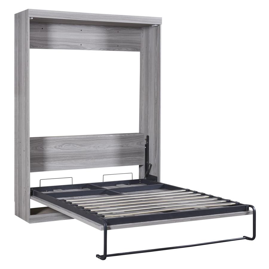 【並行輸入品】 Murphy Bed Full Size, Cabinet Beds with A Mute Slats Support, Woの画像