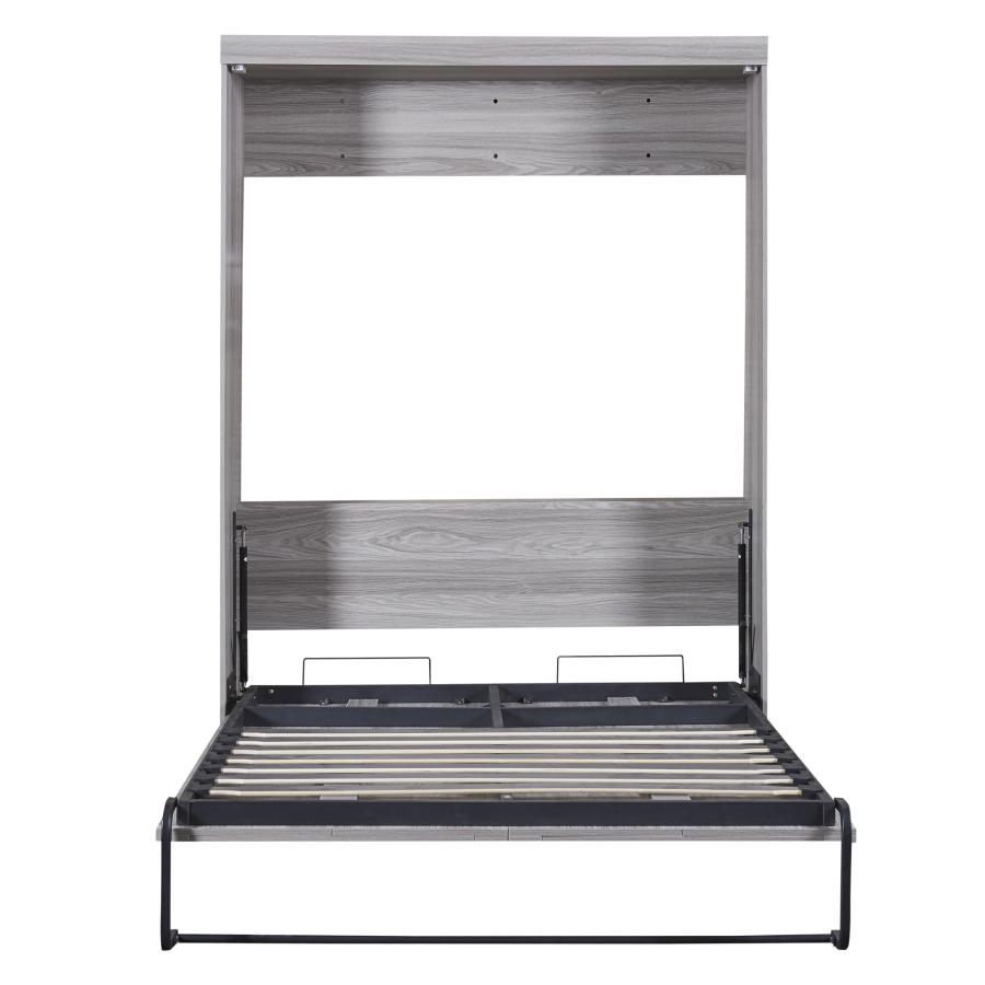 【並行輸入品】 Murphy Bed Full Size, Cabinet Beds with A Mute Slats Support, Woの画像
