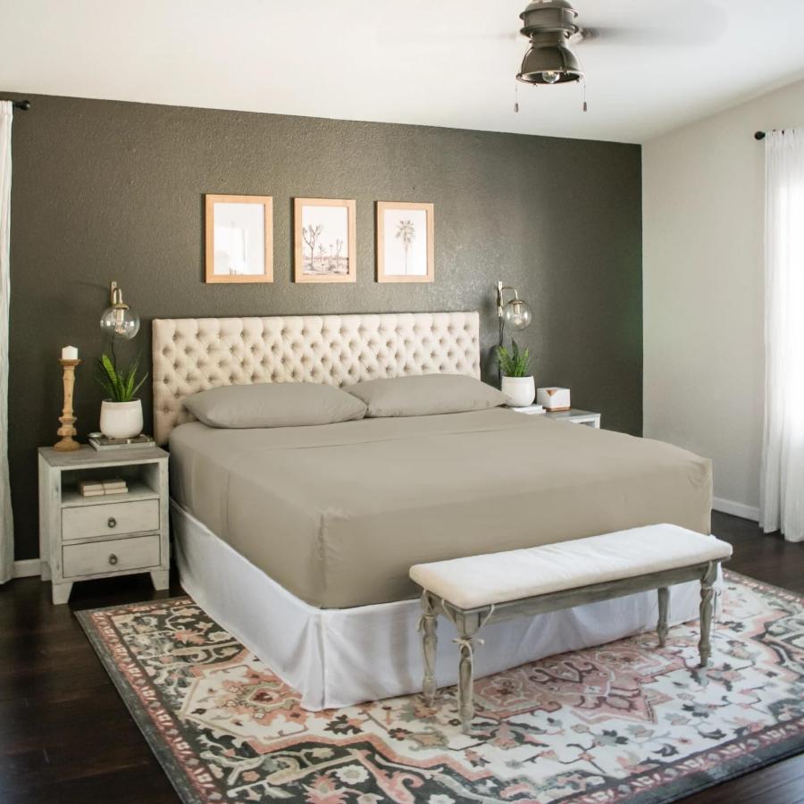 【並行輸入品】 One Bed Luxe & Lazy Sheet Set (King， White)_9
