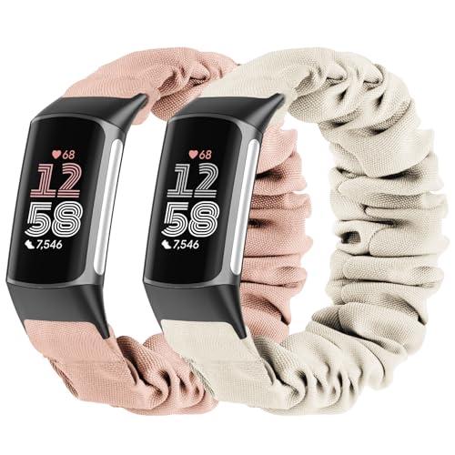 並行輸入品】Folavii 2個パック Fitbit Charge 6 バンド/Fitbit 5