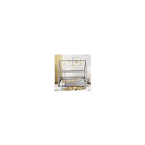 【並行輸入品】 Harper & Bright Designs Full Size Floor Bed for Kids， Wooden Ful_2