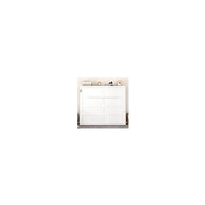 【並行輸入品】Merax Modern Farmhouse ソリッドウッドマーフィーベッドチェスト/省スペース/木製スラットサポート/クイーン、の画像