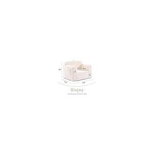 【並行輸入品】幼児用椅子 フラシ天 キッズカウチ 快適なキッズソファ 幼児用ラウンジャーチェア 寝室用 コンバーチブル幼児用カウチ 女の子と男の_5