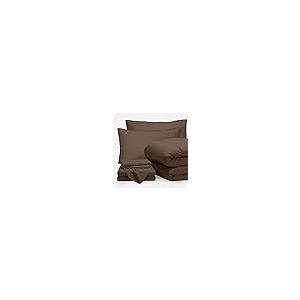【並行輸入品】 Upluxius Cocoa/Cocoa Bed in A Bag 8 Piece Comforter & Sheet Setの画像