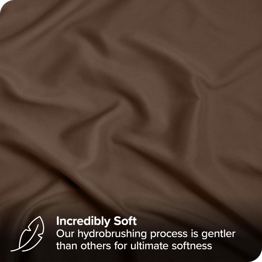 【並行輸入品】 Upluxius Cocoa/Cocoa Bed in A Bag 8 Piece Comforter & Sheet Setの画像