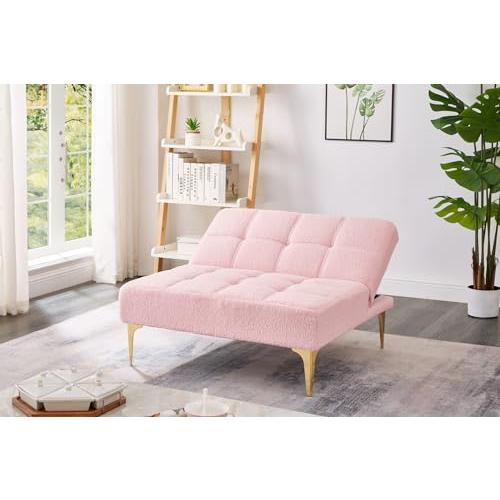 【並行輸入品】 35.5\" Convertible Single Sofa Chair, Small Futon Chair with Adju"_7