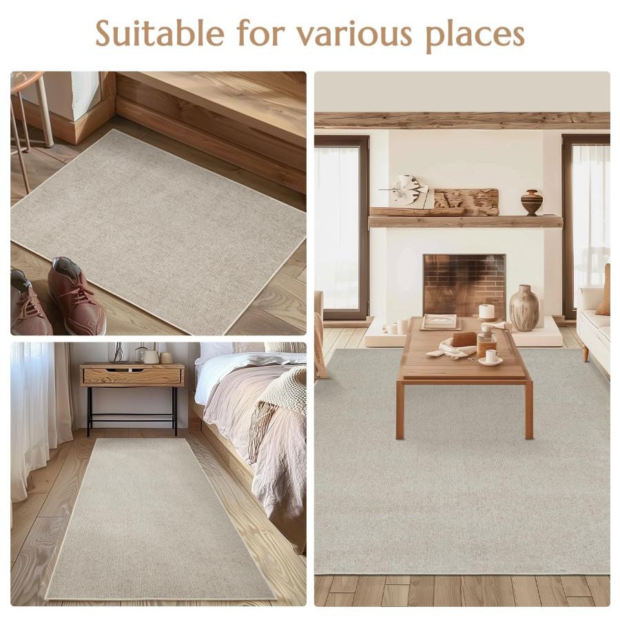 【並行輸入品】 jinchan Modern Area Rug 3x5 Washable Rug Indoor Entryway Doormat_9