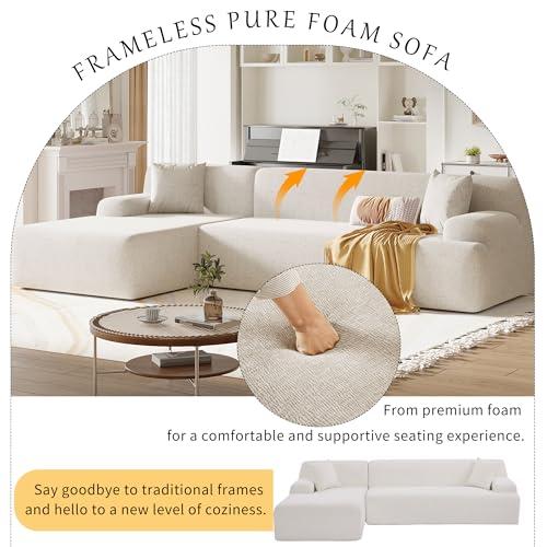 【並行輸入品】 HanStrong Modular Sectional Sofa Couch 109" Sponge Upholstered C_7