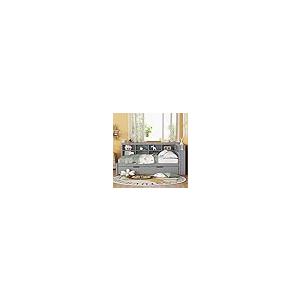 【並行輸入品】 Bellemave Daybed with Trundle and Bookcase Headboard， Twin Size_8
