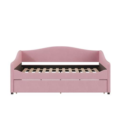 【並行輸入品】 Harper & Bright Designs Full Size Daybed with Trundle， Upholster_9
